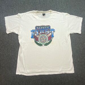 Classic Platinum Safety First Shirt XL Mens Wonder Bread 90s Skater Graphic‎